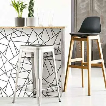 RoomMates RMK11267WP Black Fracture Peel and Stick Wallpaper