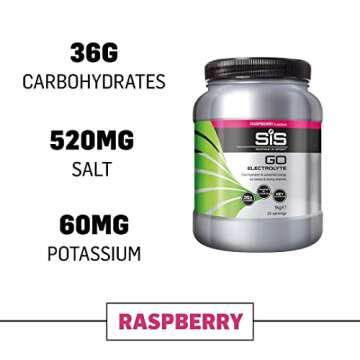 SIS Electrolyte Powder - Endurance and Hydration Boost in Raspberry Flavor