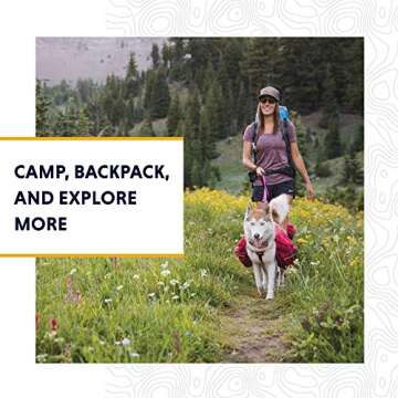 Ruffwear Palisades Dog Pack - Multi-Day Hiking Backpack for Dogs