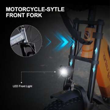 Cyrusher Aluminum Electric Bike - All Terrain Performance