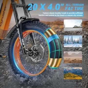 Cyrusher Aluminum Electric Bike - All Terrain Performance
