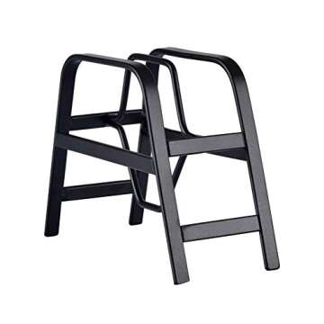 Coffee Filter Holder for Cone & V60 Coffee Filters - CAFEMASY Metal Coffee Filter Paper Holder Rack Stand for Home Kitchen Cafe Bar Cone Coffee Filters Storage (Black)