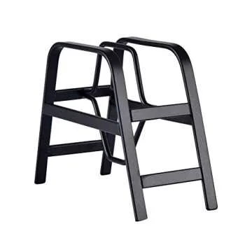 Coffee Filter Holder for Cone & V60 Coffee Filters - CAFEMASY Metal Coffee Filter Paper Holder Rack Stand for Home Kitchen Cafe Bar Cone Coffee Filters Storage (Black)