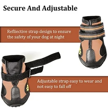 CovertSafe& Dog Boots - Non-Slip Waterproof Booties for Dogs