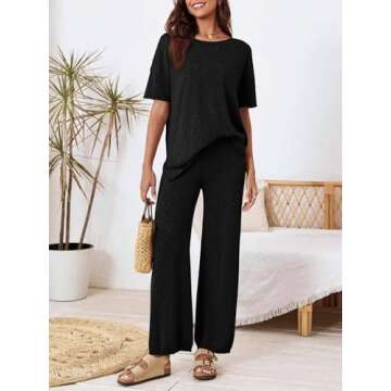 Tankaneo Women's Lounge Set for Chic Comfort