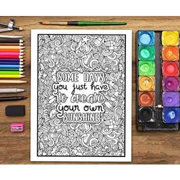 Inspirational Colouring Book for All Ages - Be Fearless