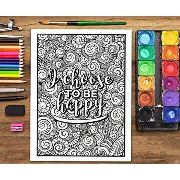 Inspirational Colouring Book for All Ages - Be Fearless