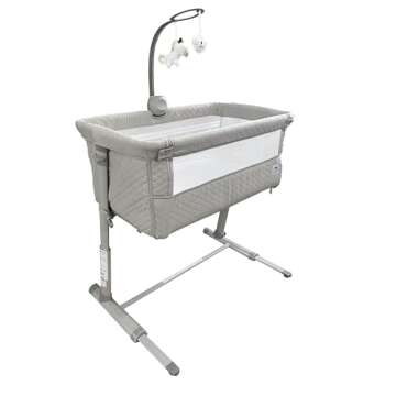 Cloud Baby Bedside Bassinet, Bed Crib for Infant and Newborn, Portable Sleeper for Co-Sleeping, Includes Hanging Figurine and Music - for Girls and Boys, Unisex