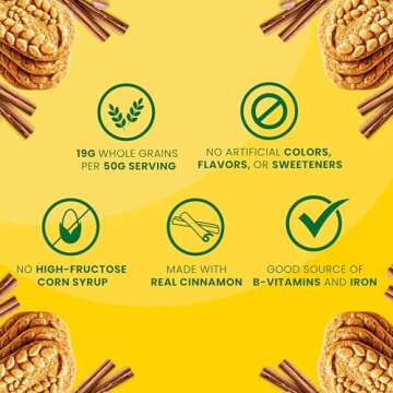 belVita Cinnamon Brown Sugar Breakfast Biscuits, 8 Packs (4 Biscuits Per Pack)