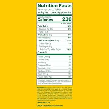 belVita Cinnamon Brown Sugar Breakfast Biscuits, 8 Packs (4 Biscuits Per Pack)