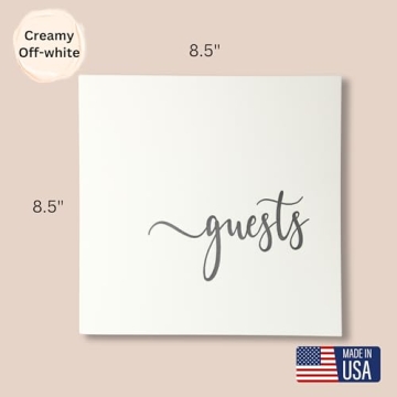 Rustic Wedding Guest Book with 90 Pages for Cherished Memories