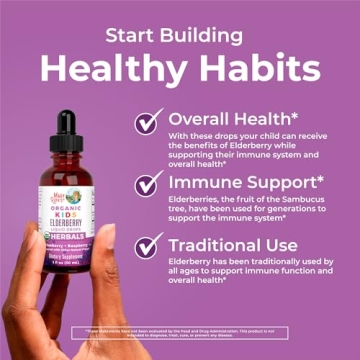 MaryRuth Organic Elderberry Liquid Drops for Kids