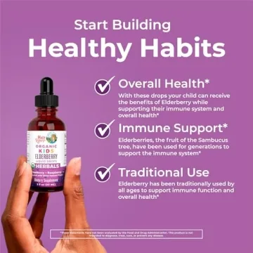 MaryRuth Organic Elderberry Liquid Drops for Kids