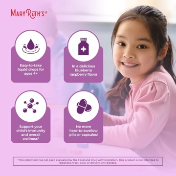 MaryRuth Organic Elderberry Liquid Drops for Kids