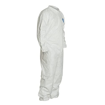 DuPont Tyvek 400 TY125S Disposable Coverall, White, Medium