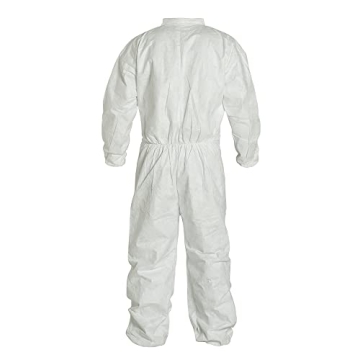 DuPont Tyvek 400 TY125S Disposable Coverall, White, Medium