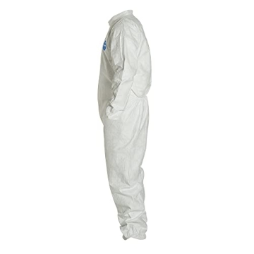 DuPont Tyvek 400 TY125S Disposable Coverall, White, Medium