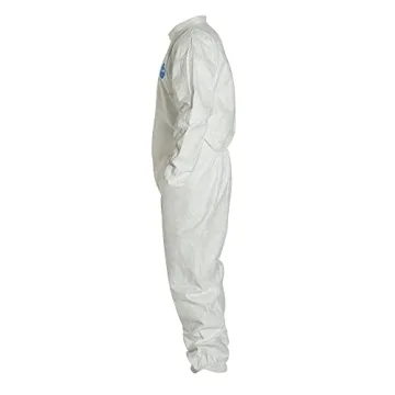 DuPont Tyvek 400 TY125S Disposable Coverall, White, Medium