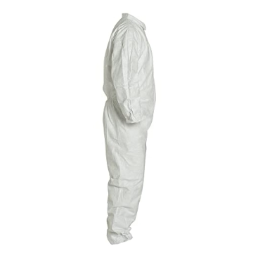 DuPont Tyvek 400 TY125S Disposable Coverall, White, Medium