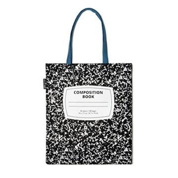 Out of Print Composition Notebook Tote Bag Stylish Accessory