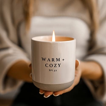 Warm and Cozy Candle | Pine, Orange, Cinnamon Scented Soy Candle