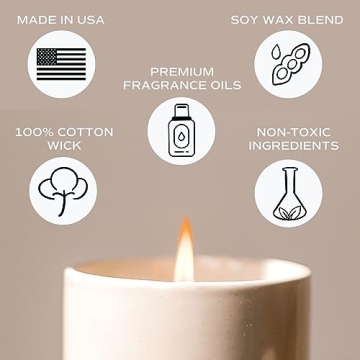 Warm and Cozy Candle | Pine, Orange, Cinnamon Scented Soy Candle