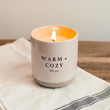 Warm and Cozy Candle | Pine, Orange, Cinnamon Scented Soy Candle