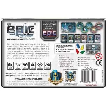 Gamelyn Games Tiny Epic Galaxies: Beyond The Black Space Board Game Expansion - Expand Your Galaxy