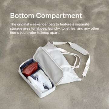 Lo & Sons Catalina Deluxe Weekender Bag with Shoe Compartment