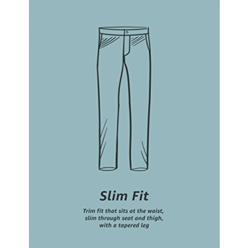 Amazon Essentials Men's Slim-Fit Wrinkle-Resistant Flat-Front Chino Pant