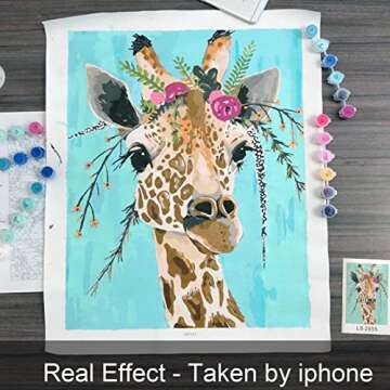 DIY Paint by Numbers for Adults Beginner, Adult Paint by Number Kits on Canvas Number Painting for A...