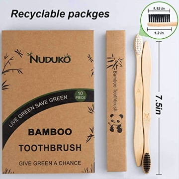 Buy NUDUKO Biodegradable Bamboo Toothbrushes Today