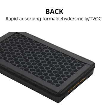 Tesla Model 3 Model Y Air Filter HEPA 2 Pack with Activated Carbon Tesla Cabin Air Filter Replacement (2016-2024)