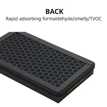 Tesla Model 3 Model Y Air Filter HEPA 2 Pack with Activated Carbon Tesla Cabin Air Filter Replacement (2016-2024)