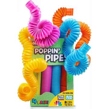 BUNMO Pop Tubes - Fun Sensory Toddler Toys for Exploration