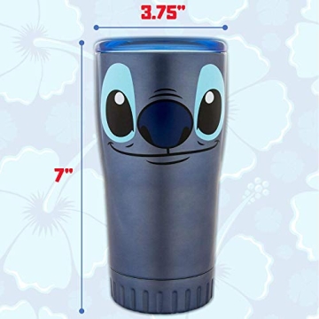 Buy Silver Buffalo Lilo and Stitch Travel Mug 20 Ounces