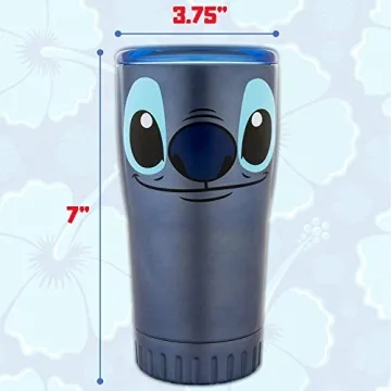 Buy Silver Buffalo Lilo and Stitch Travel Mug 20 Ounces