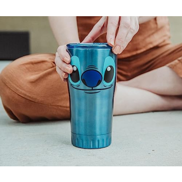 Buy Silver Buffalo Lilo and Stitch Travel Mug 20 Ounces