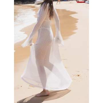 Stylish See Through Mesh Maxi Dress for Summer Nights