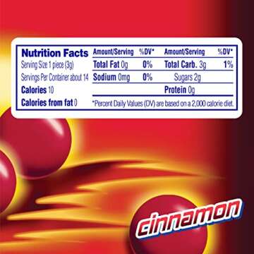 Mentos Chewy Mints Candy, Cinnamon Flavor Party Pack - 15 Rolls - 210 Pieces Total