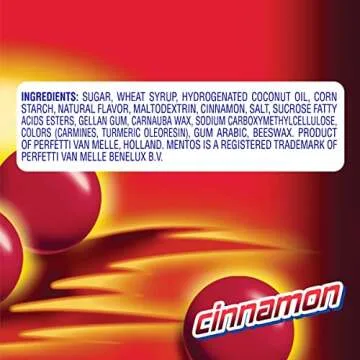 Mentos Chewy Mints Cinnamon Flavor Party Pack 15 Rolls