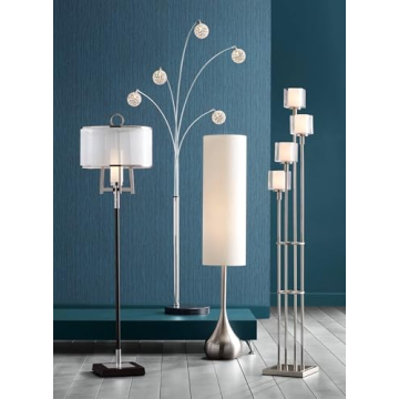 Possini Euro Design Modern Mid-Century Floor Lamp 62 Inches