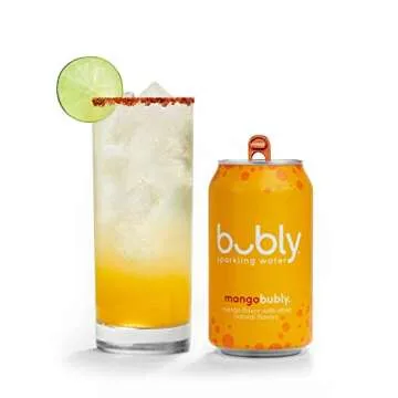 Refreshing bubly Mango Sparkling Water - 18 Cans of Delight