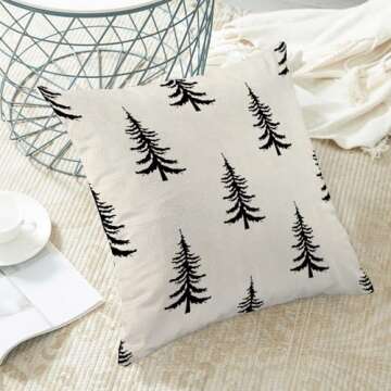 CXMEIFLY Christmas Pillow Covers Set of 2 - Holiday Decor