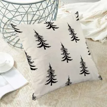 CXMEIFLY Christmas Pillow Covers Set of 2 - Holiday Decor