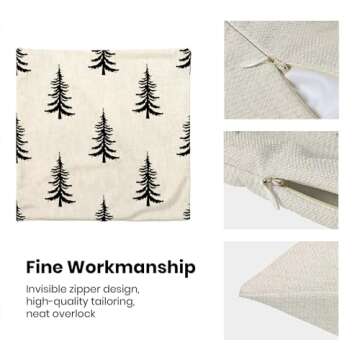 CXMEIFLY Christmas Pillow Covers Set of 2 - Holiday Decor