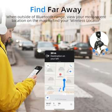 CHZHVAN AirTags 4 Pack - Smart Bluetooth Trackers for Apple Find My APP