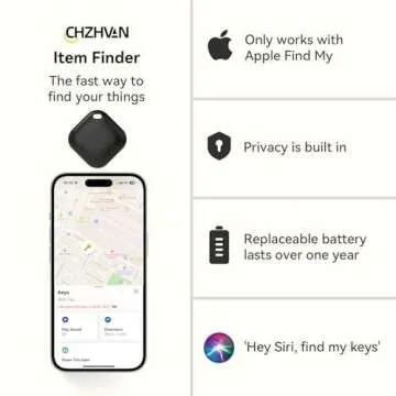 CHZHVAN AirTags - Smart Bluetooth Trackers for Apple Users