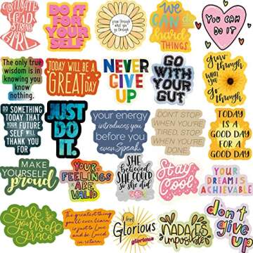 200PCS Positive Motivational Quotes Stickers for Adults and Teens
