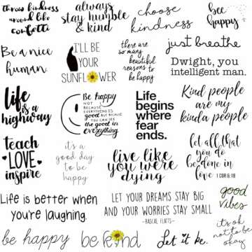 200PCS Motivational Stickers for Adults and Teens